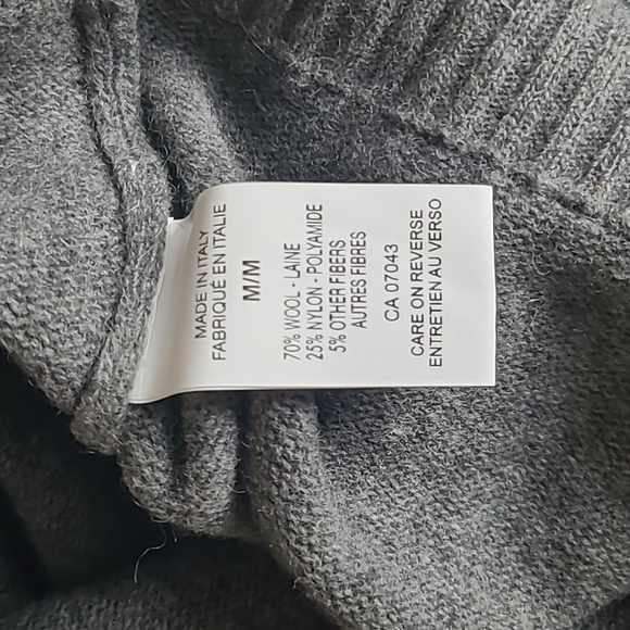 BNWOT Italian Wool Sweater M - Picture 4 of 4